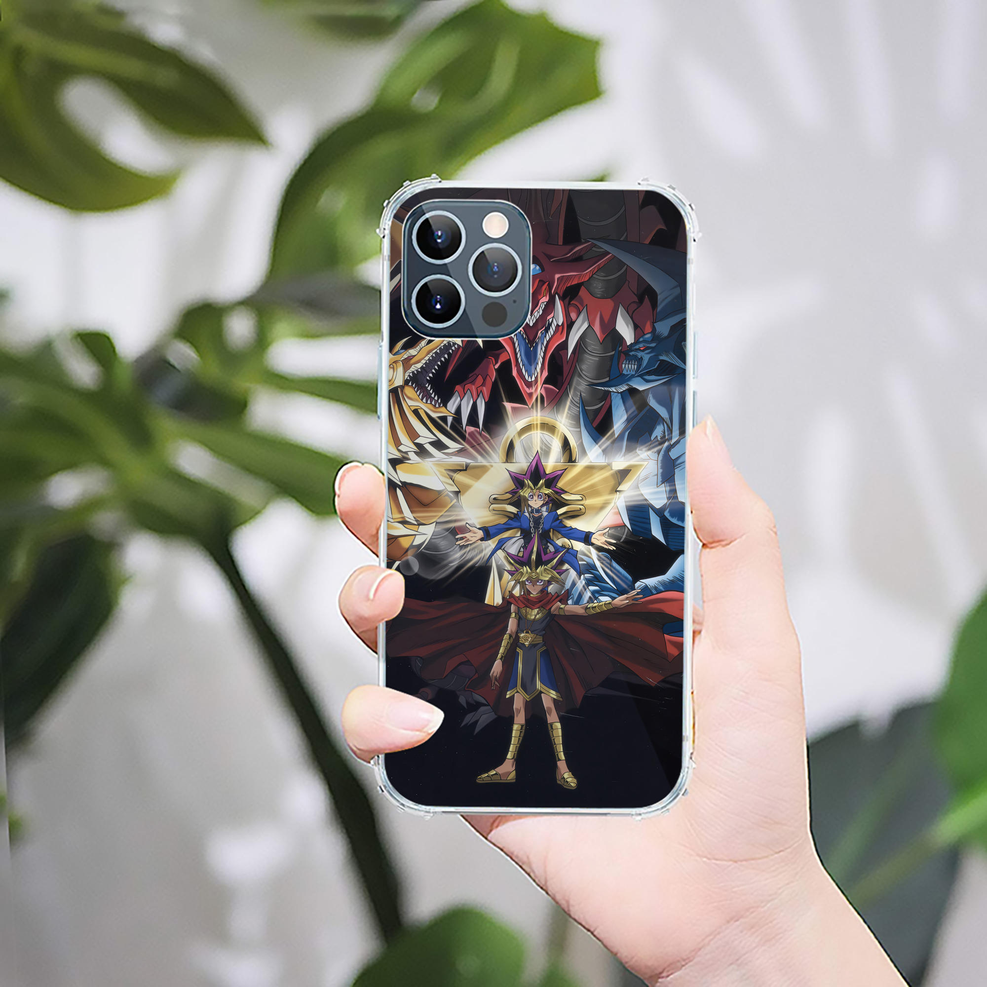 （画像用） 遊☆戯☆王 Yu-Gi-Oh! 【iPhone 12シリーズ対応】透明スマホケース（クリアソフトケース）